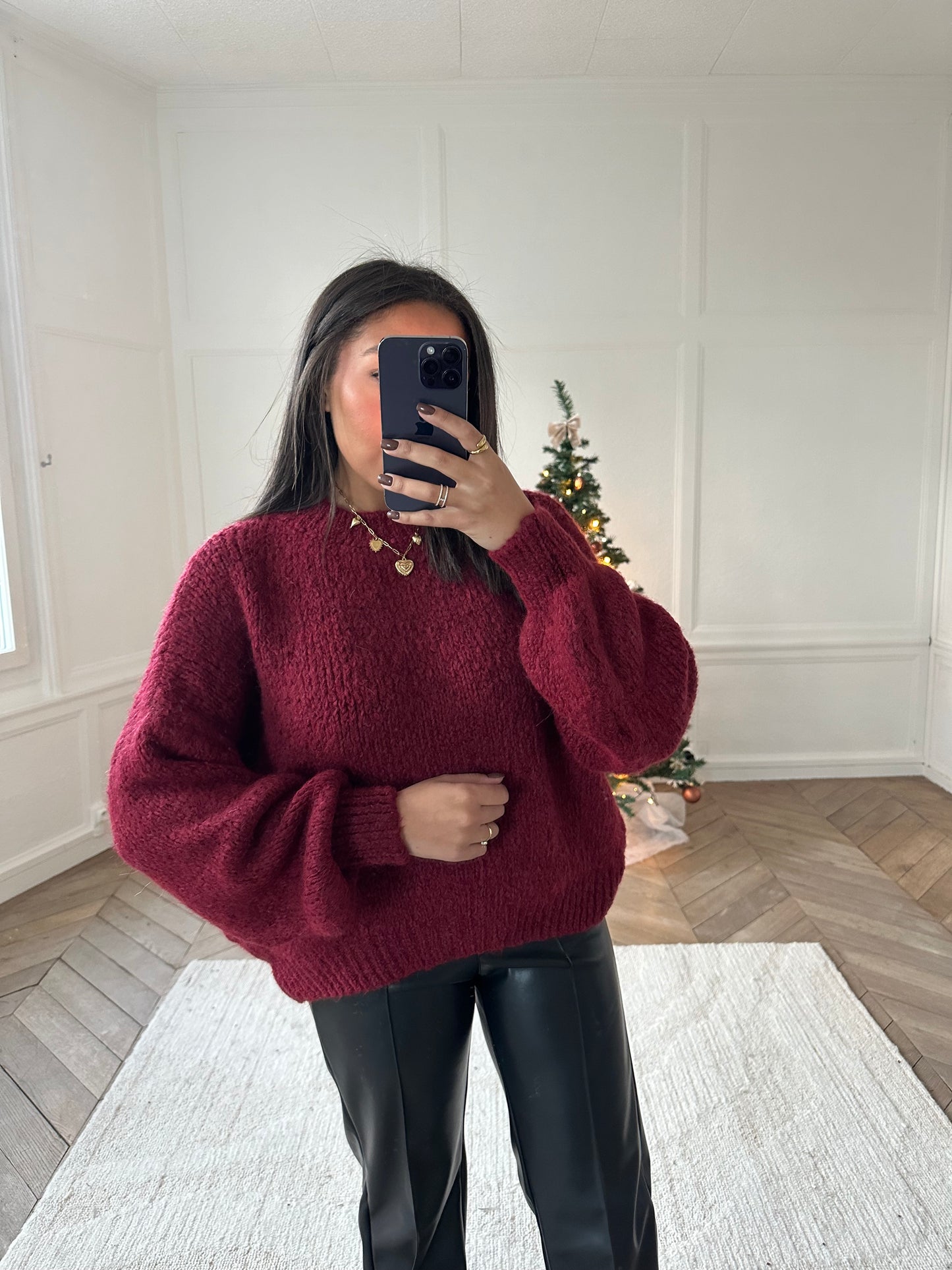 Pull Dayana - bordeaux