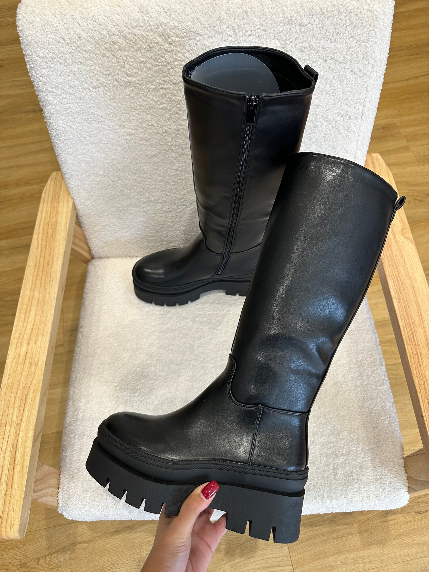 Bottes à semelles épaisses