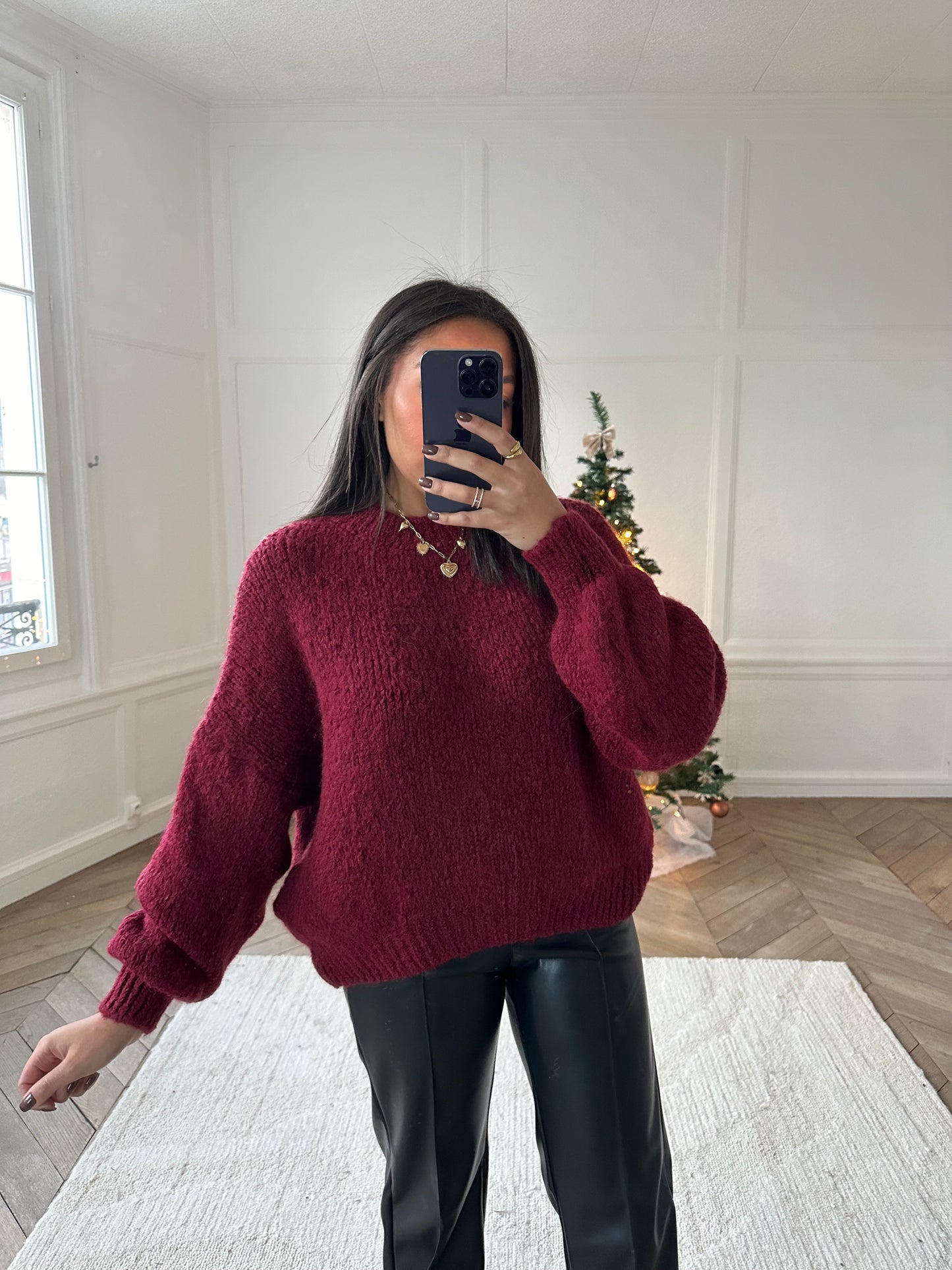 Pull Dayana - bordeaux